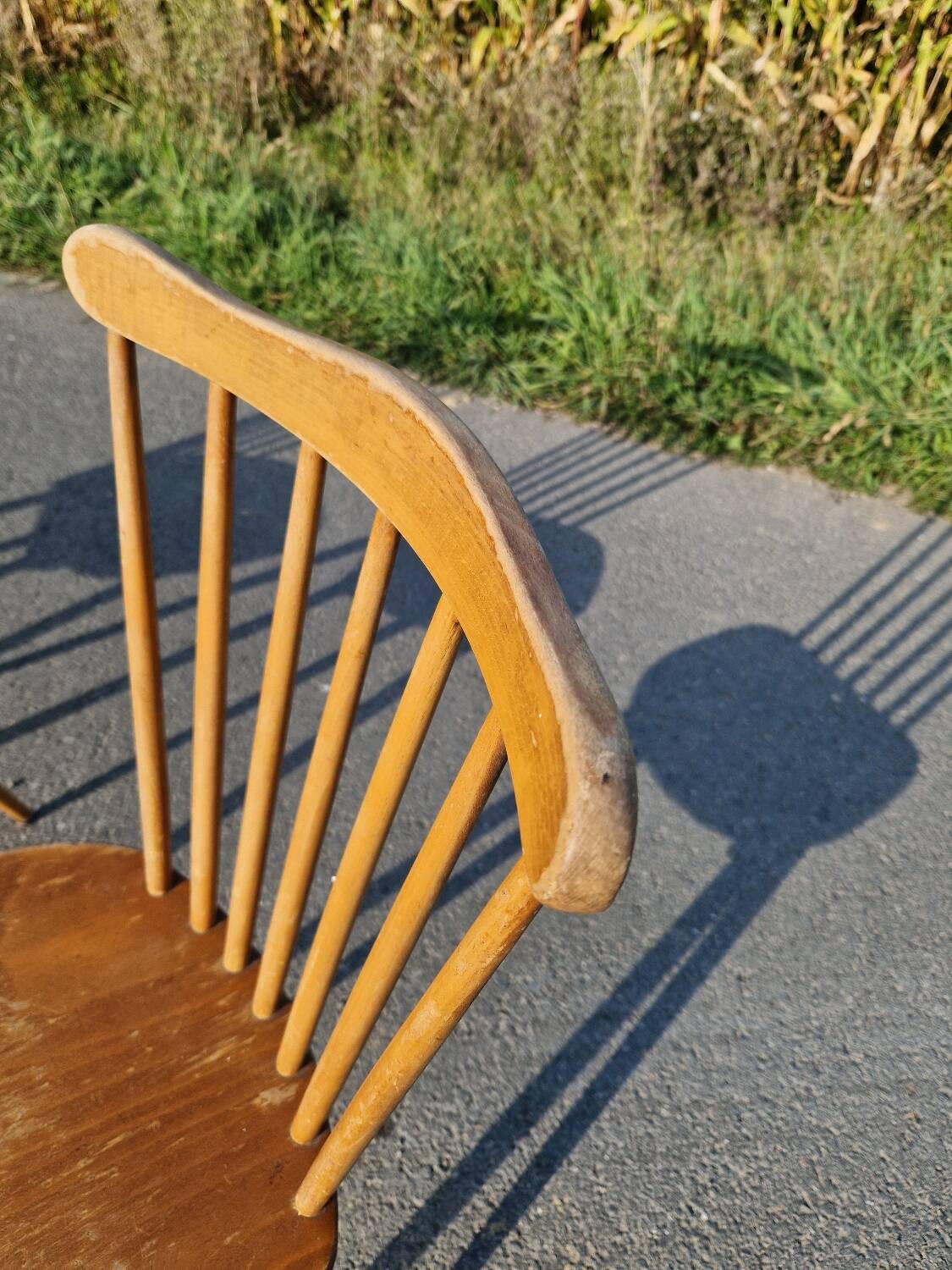 Set of 3 Baumann bistro chairs, Menuet model