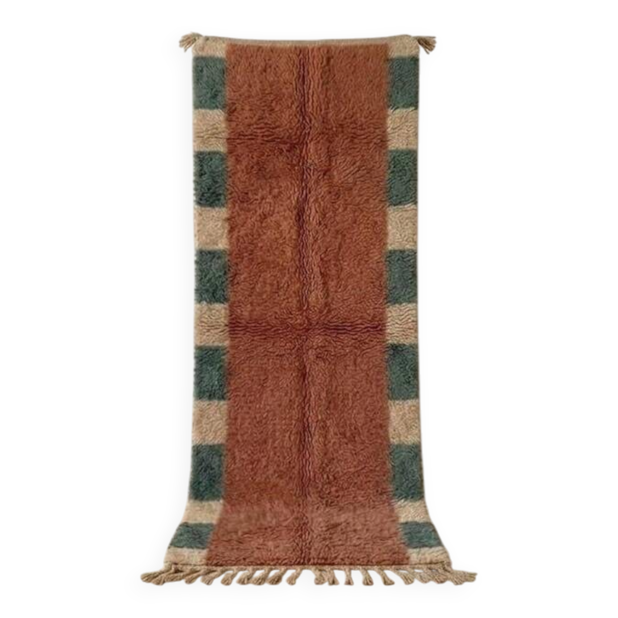 Tapis berbère boujaad fait main artisanale 75/300 cm