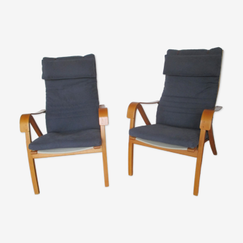 Paire de fauteuils Rimbo Ikéa vintage  Simo Heikkila