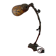 Articulated glass paste lamp, Art Nouveau