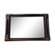 Vintage rattan mirror
