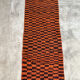 Orange corridor carpet 114 x 387 cm