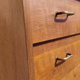 Designer wooden chest of drawers from the 60s