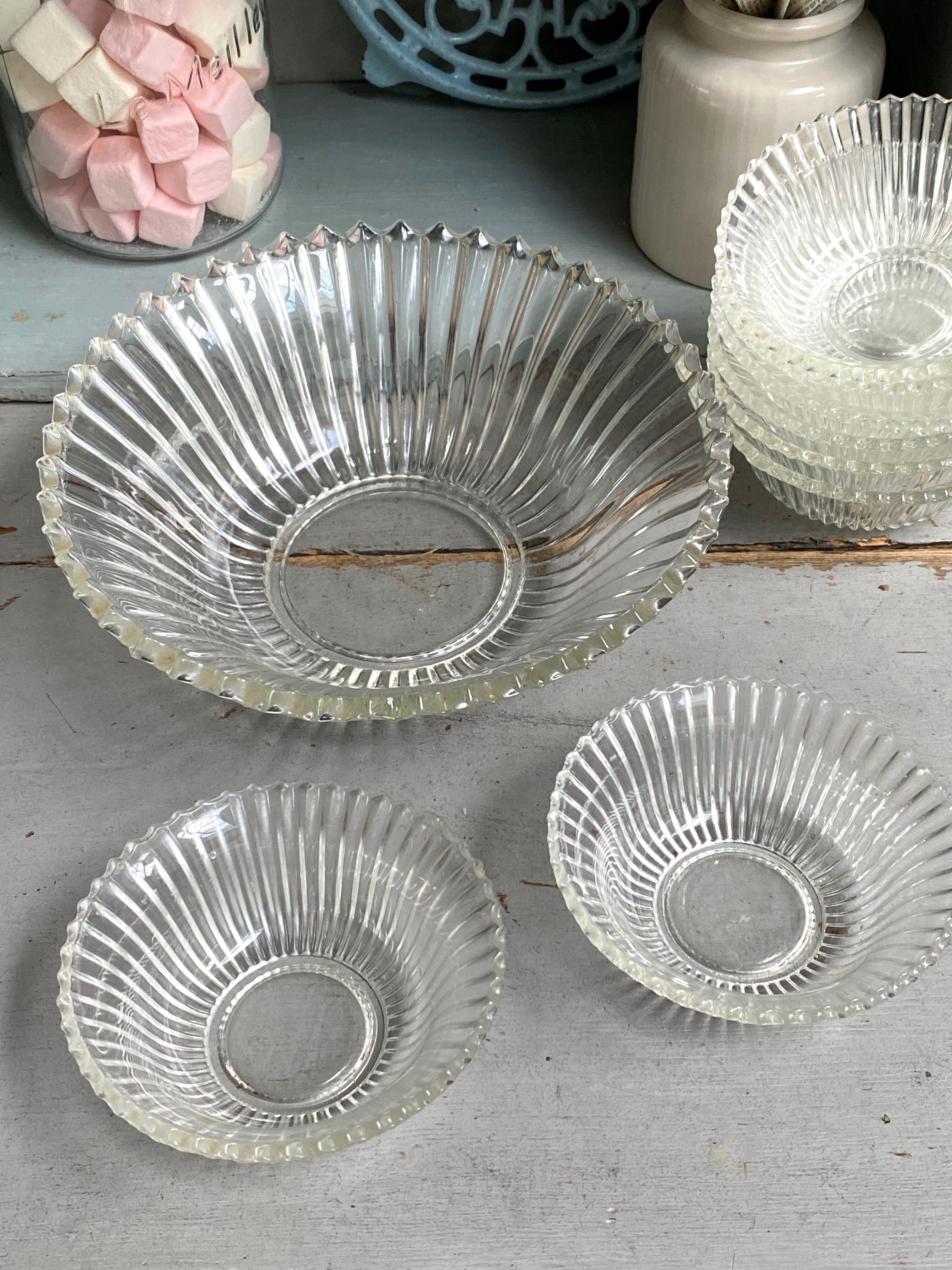 Art deco dessert set