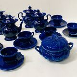 Art Deco tea and coffee service in polychrome earthenware, 20th century