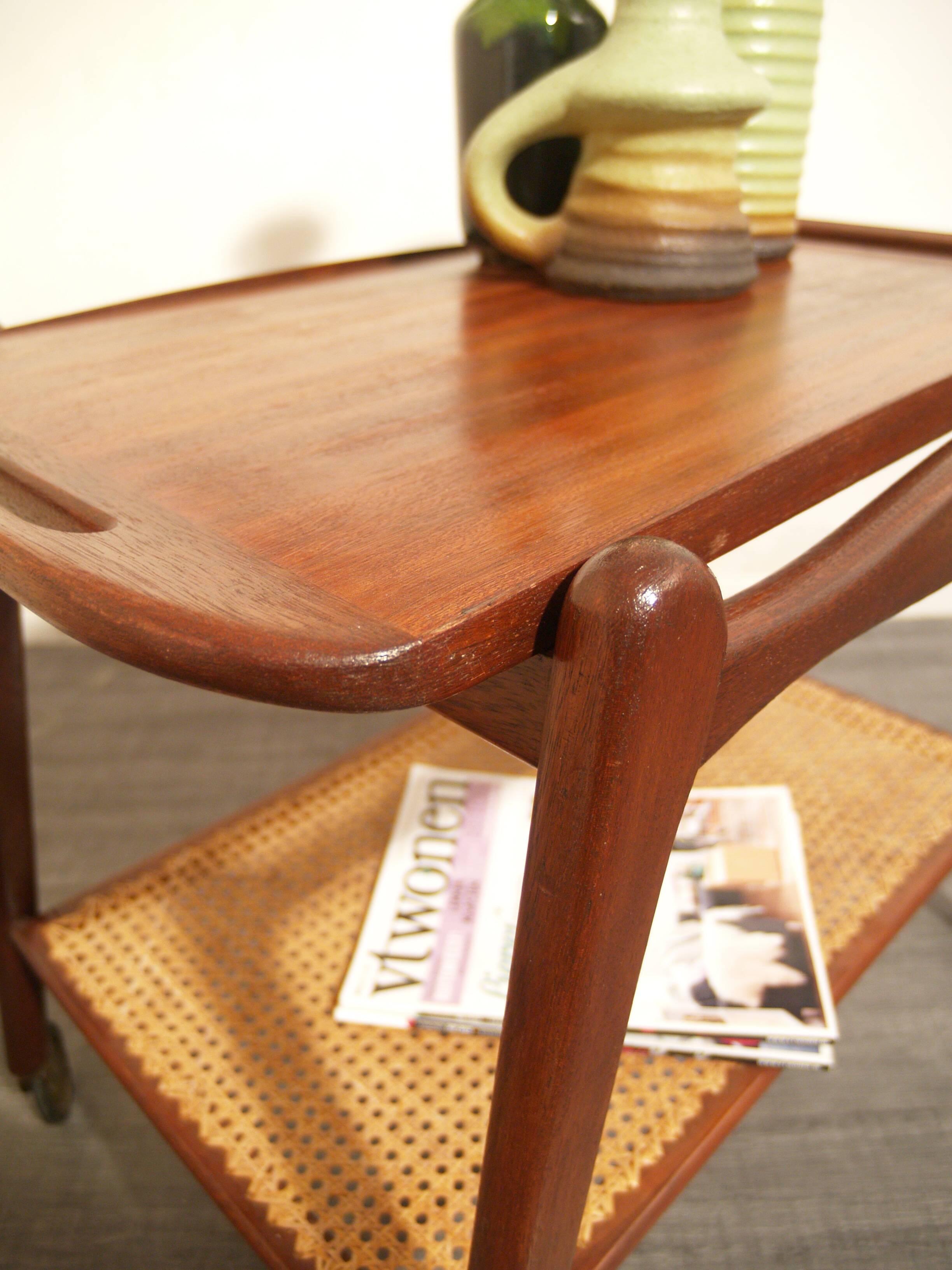 1950s Danish trolley serving cart