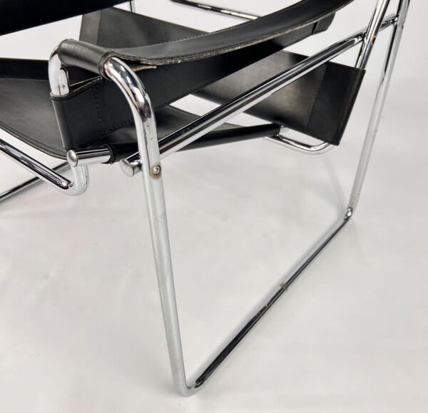 Chaise Wassily B3 par Marcel Breuer, année 1980