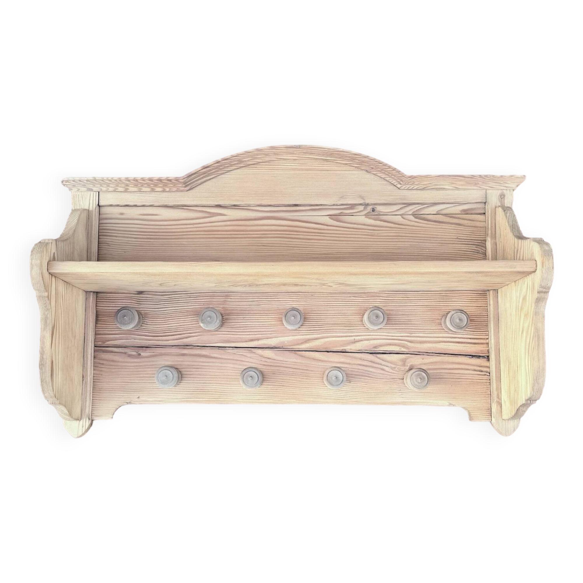 Large Art Deco cloakroom / wall coat rack