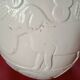 Ice bucket - pineapple - white lacquered cork - animal plant decoration