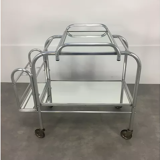 Modernist service mirrors and metal