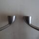 Pair of candlestick candlesticks design 3 metal lights