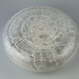 60s 70s ceiling lamp Plafoniere Ice Glass Doria Germany Space Age Design