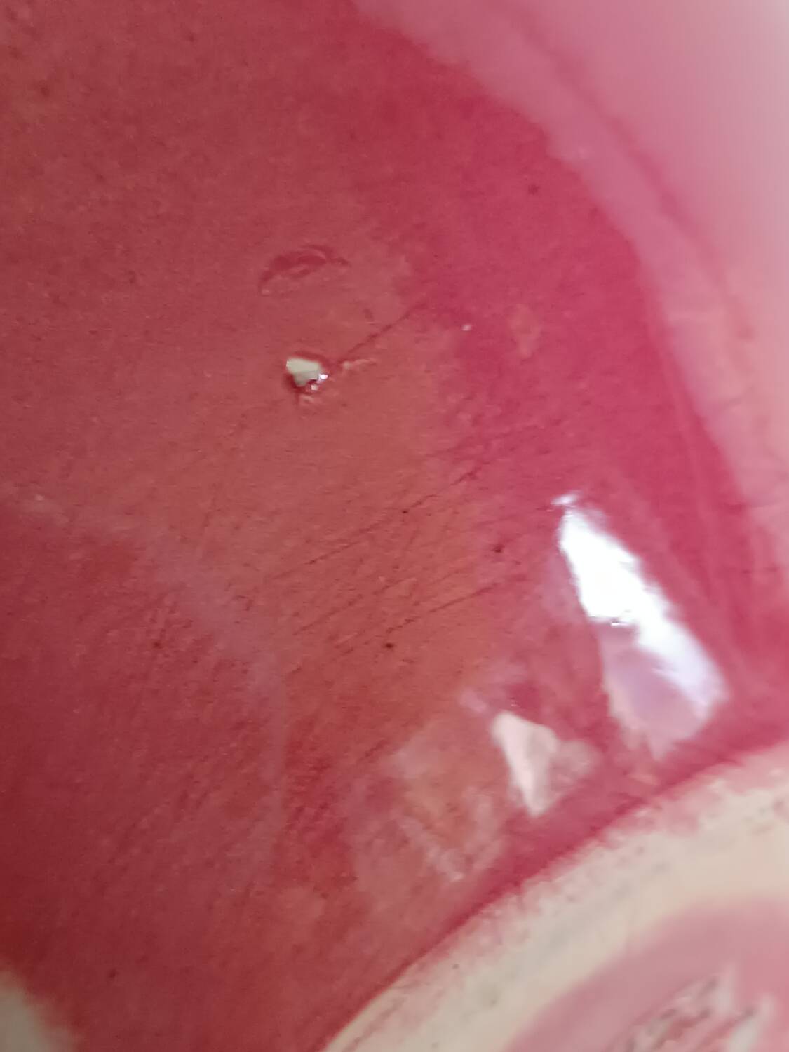 Max Idlas pink ceramic ball vase