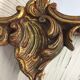 Old mirror Louis XV rocaille style, 48x33 cm