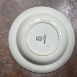 plat en porcelaine opaque de Gien -Chatel Guyon