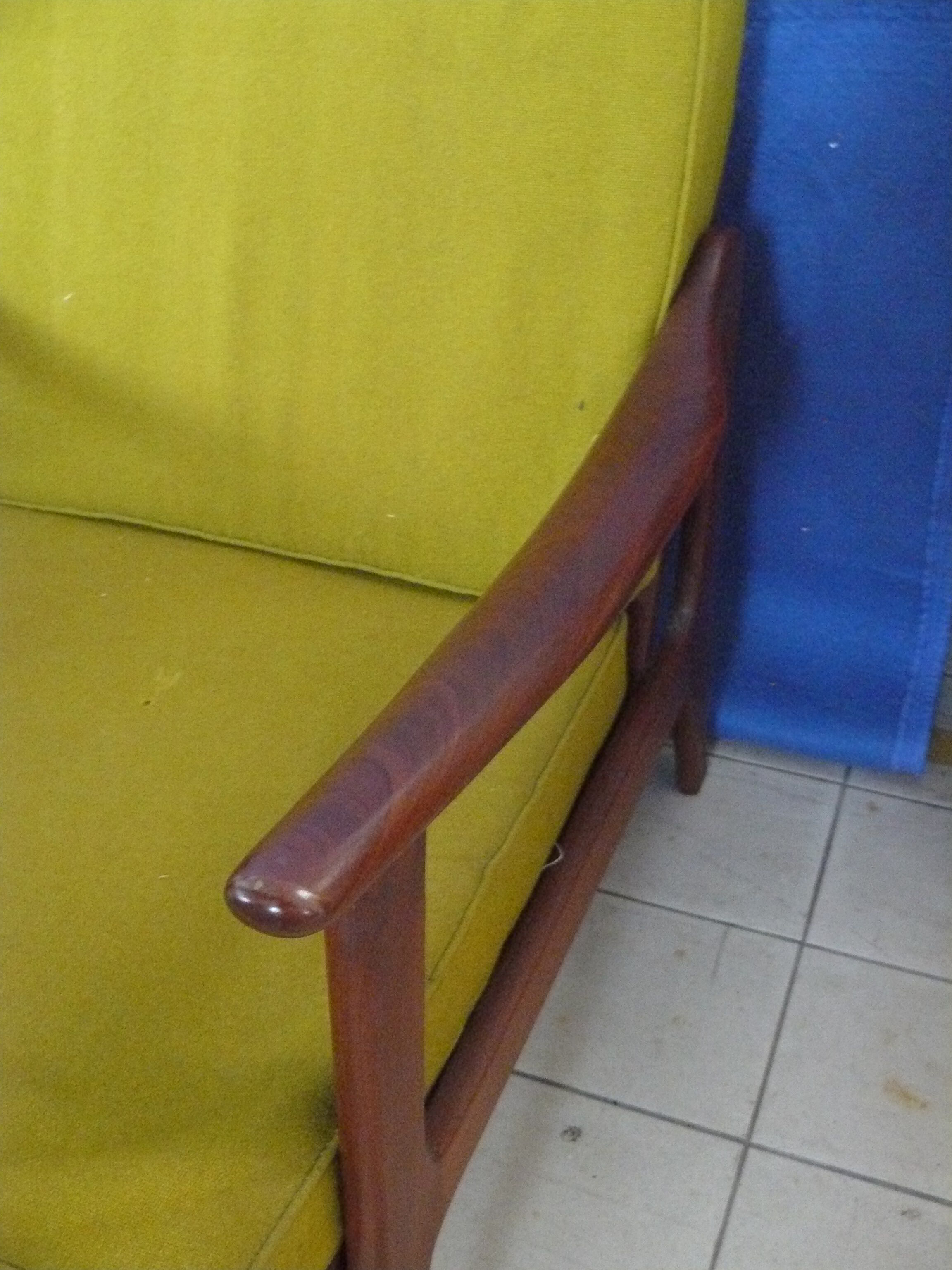 Paire de fauteuils style scandinave des années 60