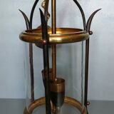 Lantern cage cylinder two fires medieval style - 1940s / 1950s