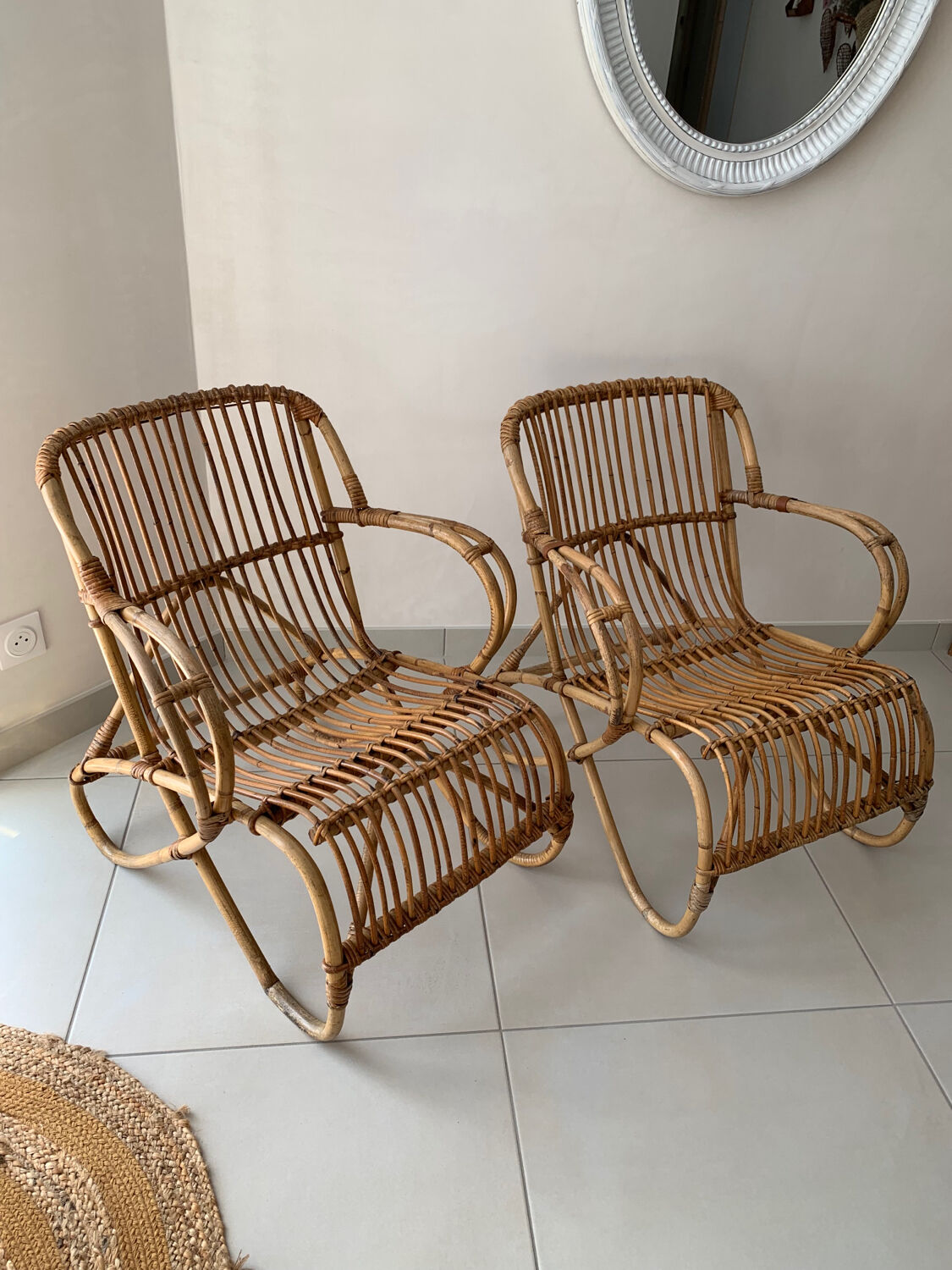 Pair of vintage armchairs