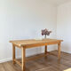 Farm table oak country style with extensions