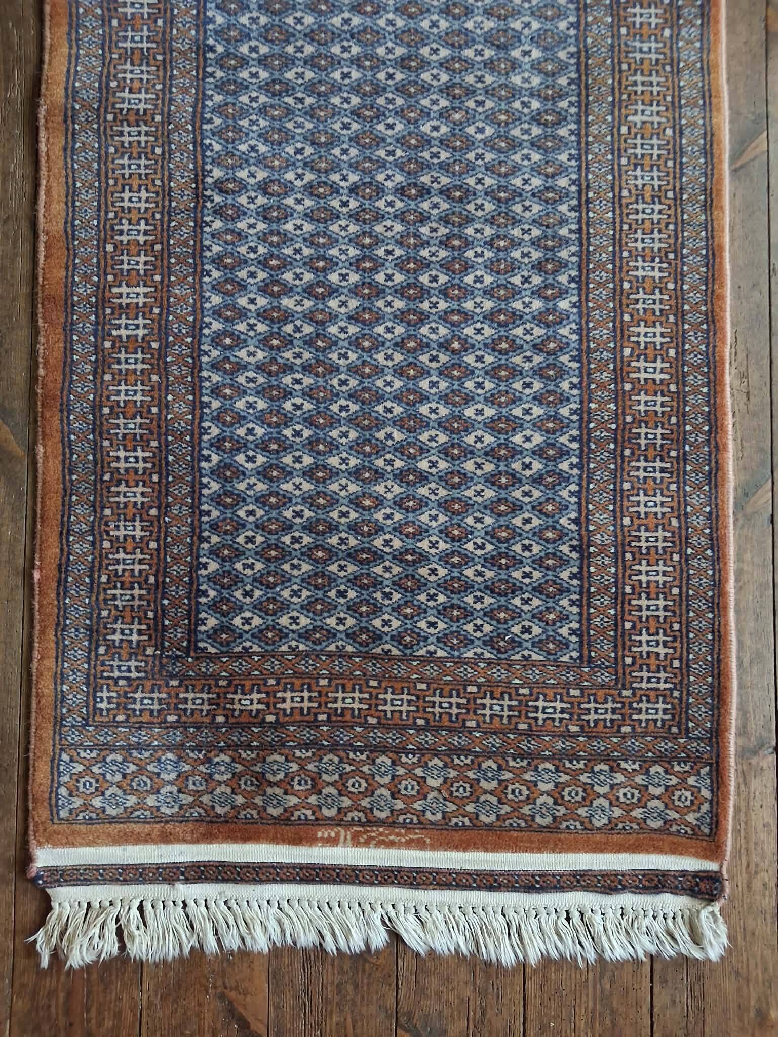 Handmade Pakistani Lahore hallway rug 180x64cm