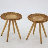 1970s Pair of Jan Kalous Side Tables for ULUV ,Czechoslovakia