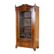 Mahogany Wood & Veneer Display Cabinet or Bookcase, 1890