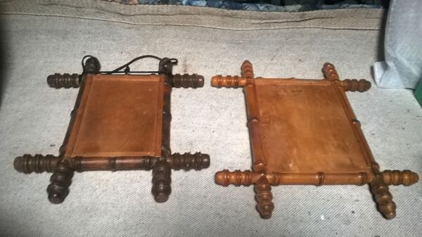 Paire de miroirs vintage