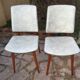 Ensemble de 2 chaises de style scandinave