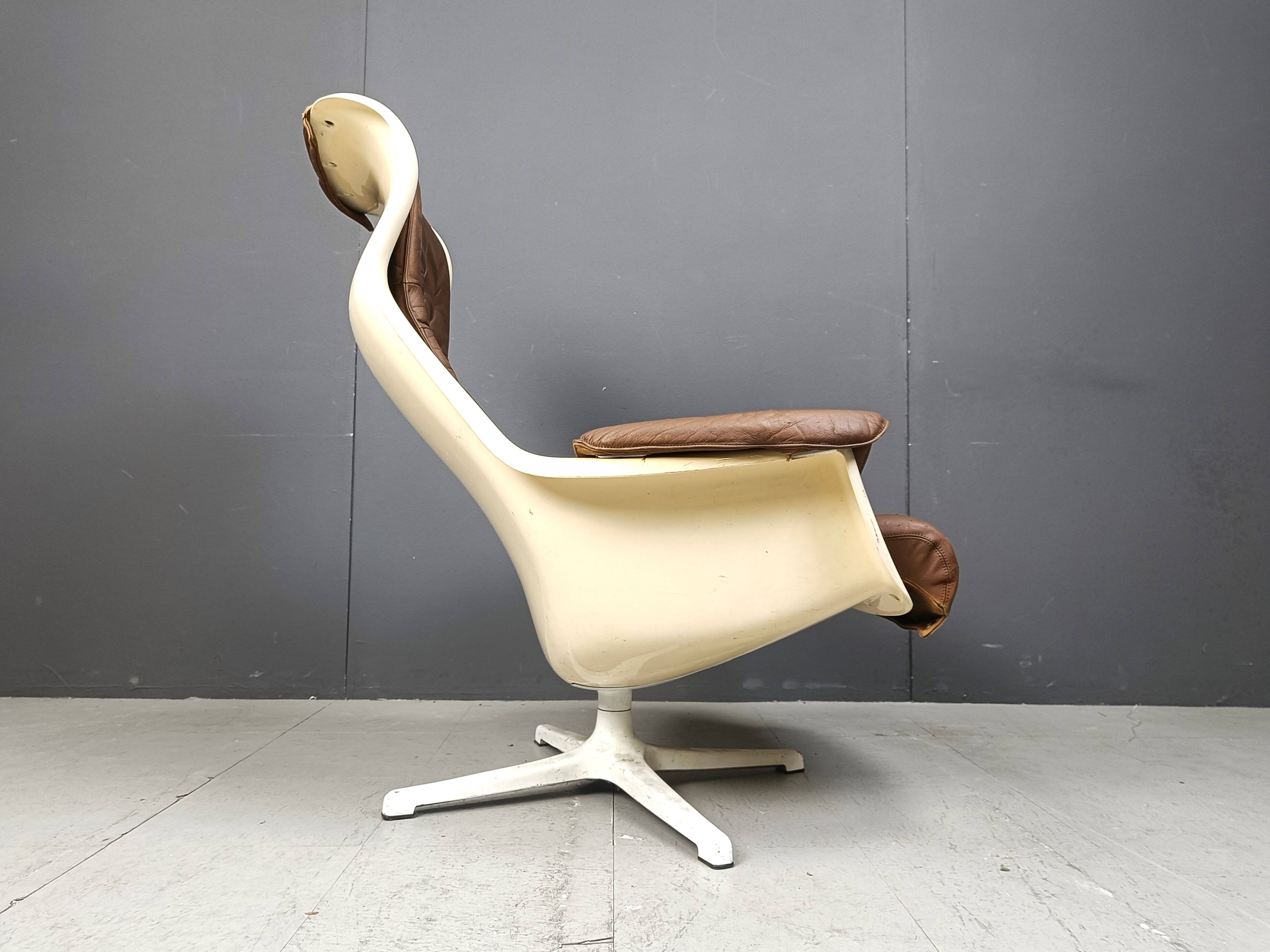 Mid-Century Space Age Galaxy Armchair by Alf Svensson for Dux, 1968