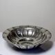Large basin, bowl, Olri Italy vintage 1950s hammered silver.