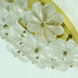 Mid century glass blossoms ceiling fixture 1960s ernst palme
