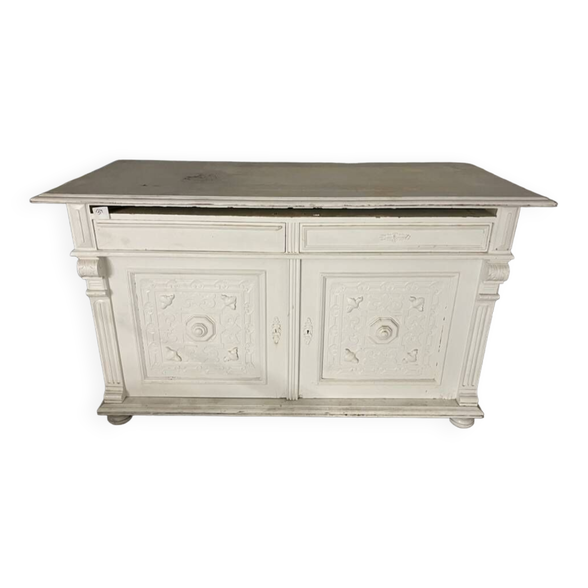 White Vintage Kitchen Buffet