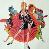Affiche originale 1966 vintage Modesty Blaise Bob Peak
