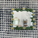 Vintage Italian metal mirror