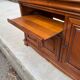 Louis Philippe country wooden sideboard with 2 drawers and 3 doors 126cm
