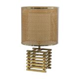 Rare Vintage Brass Lamp 'Spiga' Tronconi, 1960s
