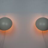 Pair of 2 Danish vintage wall lamps PH Hat by Poul Henningsen Louis Poulsen