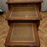 Set of 3 tables trundles regency style
