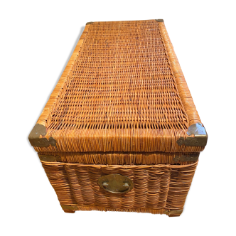 South East Asia wicker malle