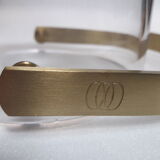 Ice bucket, ice cubes and its vintage pliers