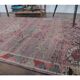 Vintage natural Turkish hand-knotted runner 86x350