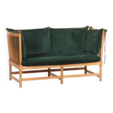 SPOKE-BACK SOFA BY BORGE MORGENSEN FOR FRITZ HANSEN, 1963 | EARLY EDITION