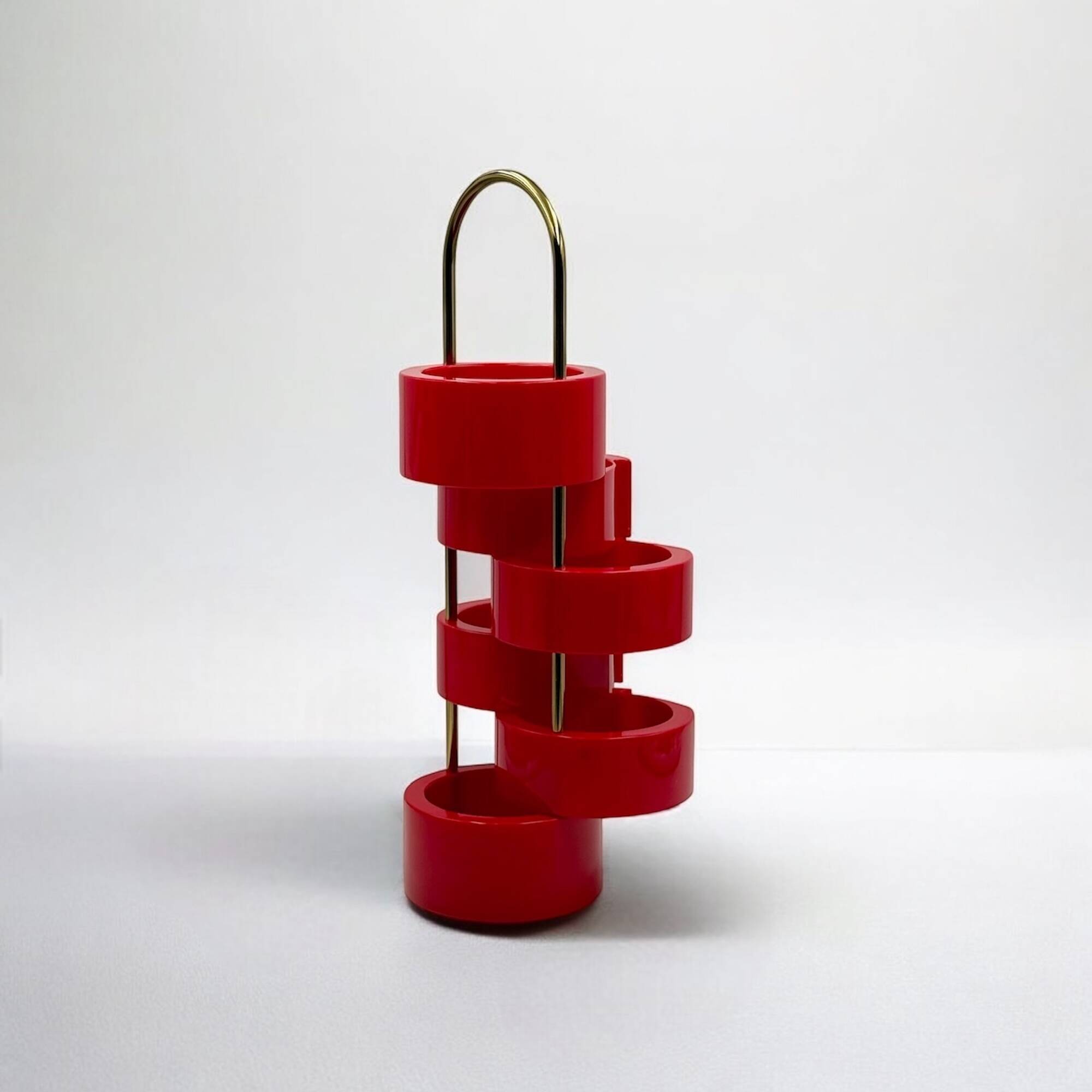 Mid Century Floor or Table Etagere by MB Italy, 1970s