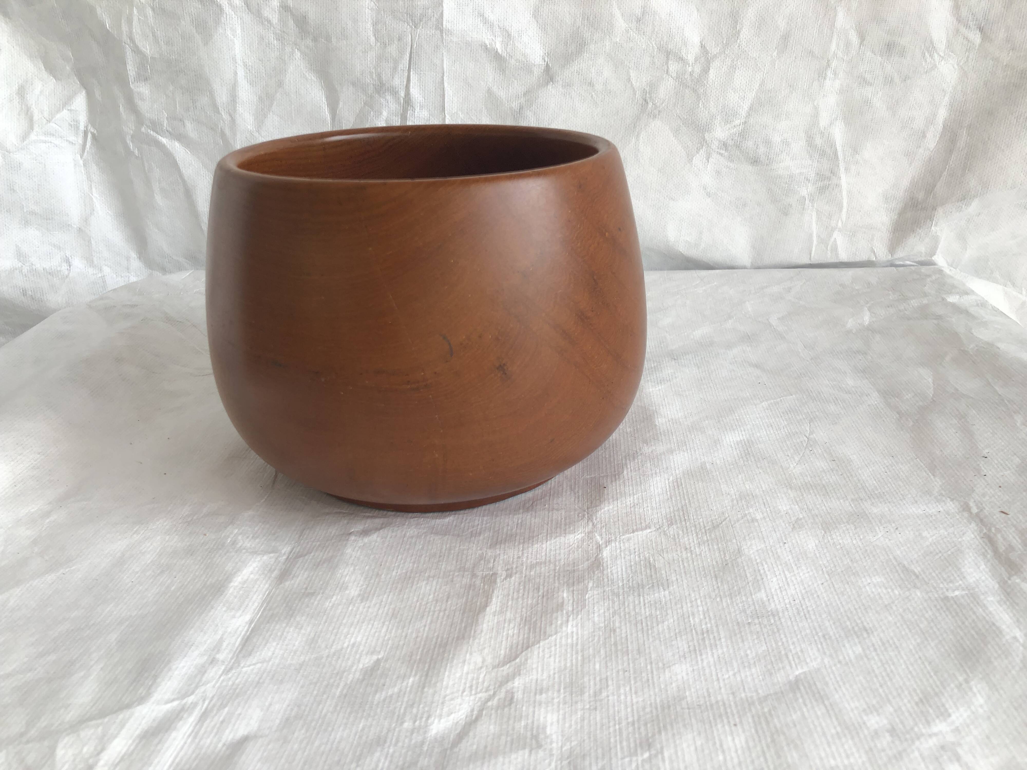 Scandinavian design vintage teak bowl