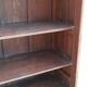 Teak glass cabinet two doors and a drawer