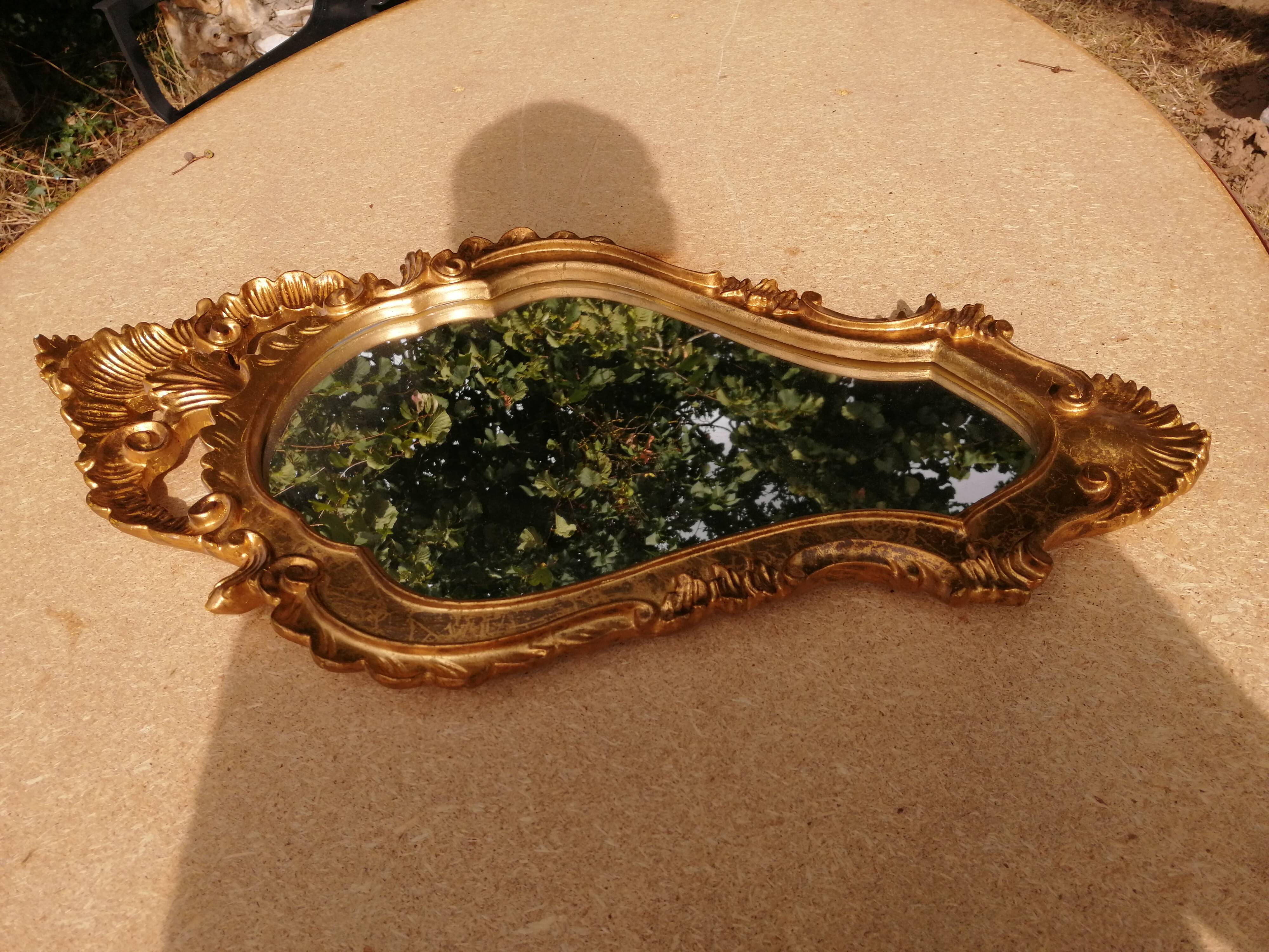 Baroque mirror 37x65cm