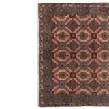 Vintage Turkish rug from Oushak, hand-woven 131x202 cm