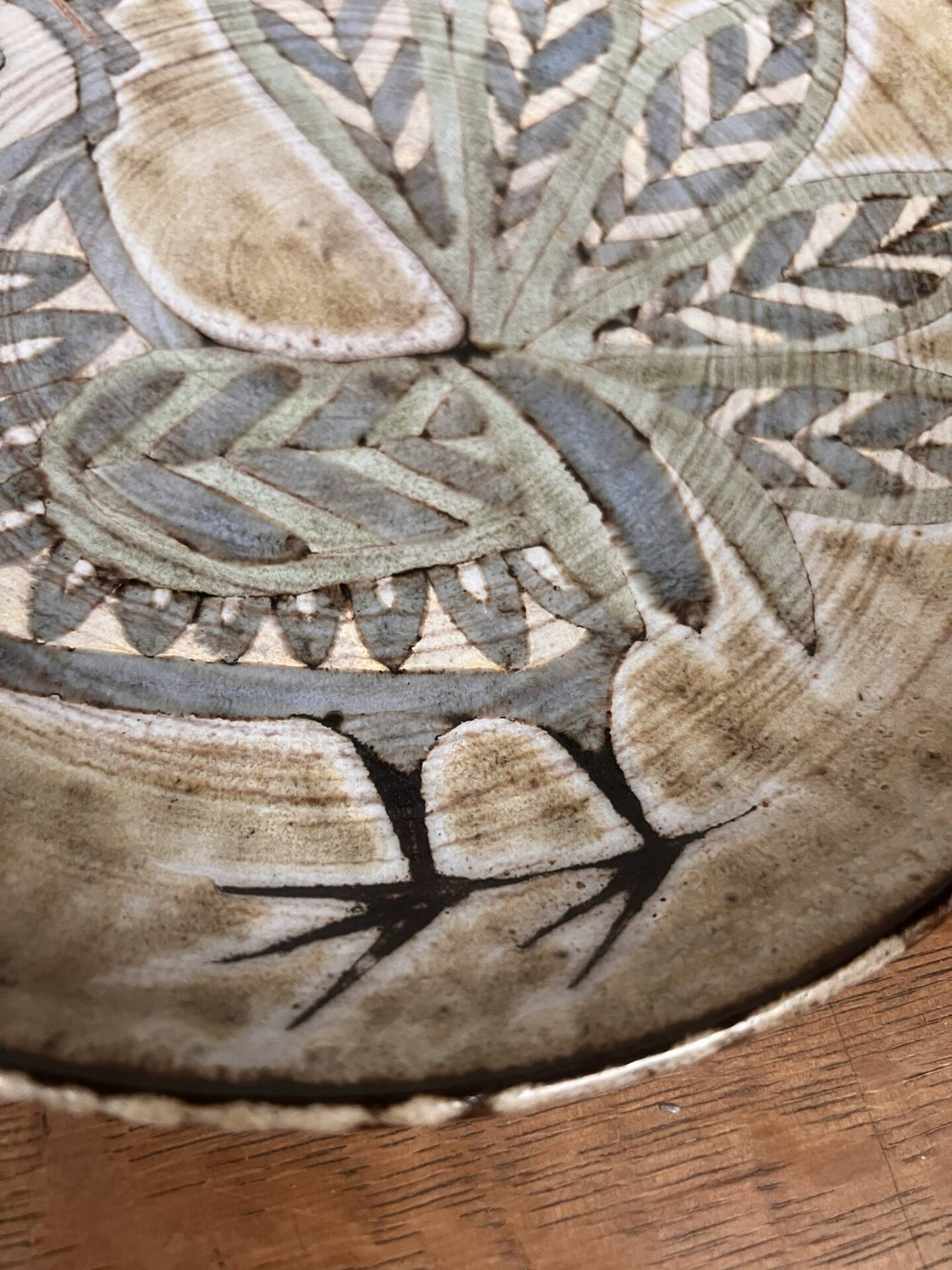 Ceramic plate the old mill Vallauris Perot