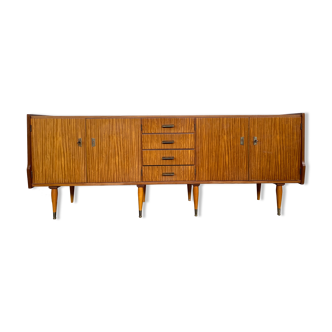 Sideboard - spindle feet - teak - 50/60 - Scandinavian look
