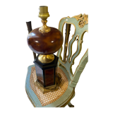 Lamp base in lacquer and metal 1980s